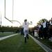 The Saline marching band cheers during the game against Pioneer on Friday. Daniel Brenner I AnnArbor.com